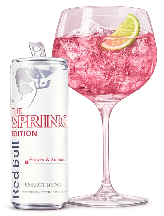 Sakura Gin Red Bull